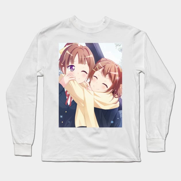 Toyama Sisters: K-on Crossover Long Sleeve T-Shirt by Despuntater